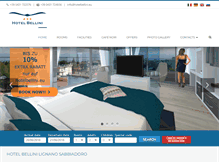 Tablet Screenshot of hotelbellini.eu